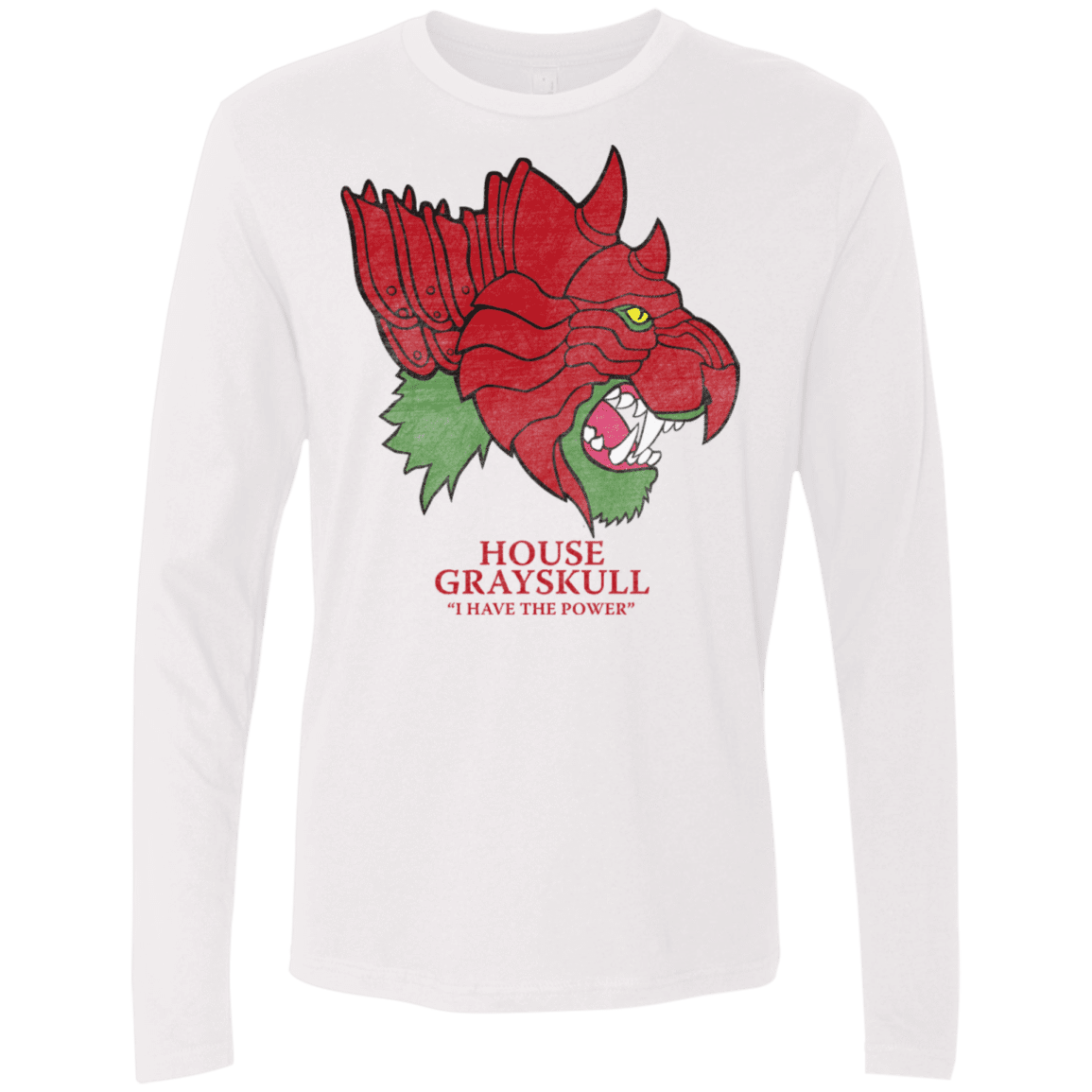 T-Shirts White / S House Grayskull Men's Premium Long Sleeve