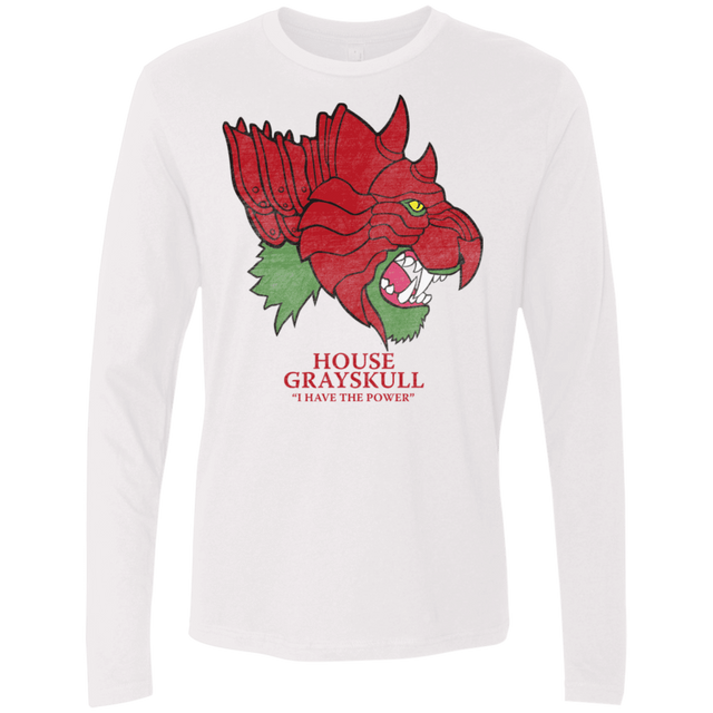 T-Shirts White / S House Grayskull Men's Premium Long Sleeve