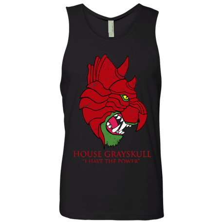 T-Shirts Black / Small House GraySkull Men's Premium Tank Top
