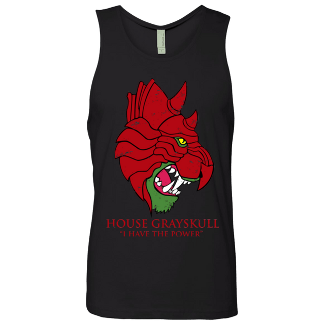 T-Shirts Black / Small House GraySkull Men's Premium Tank Top