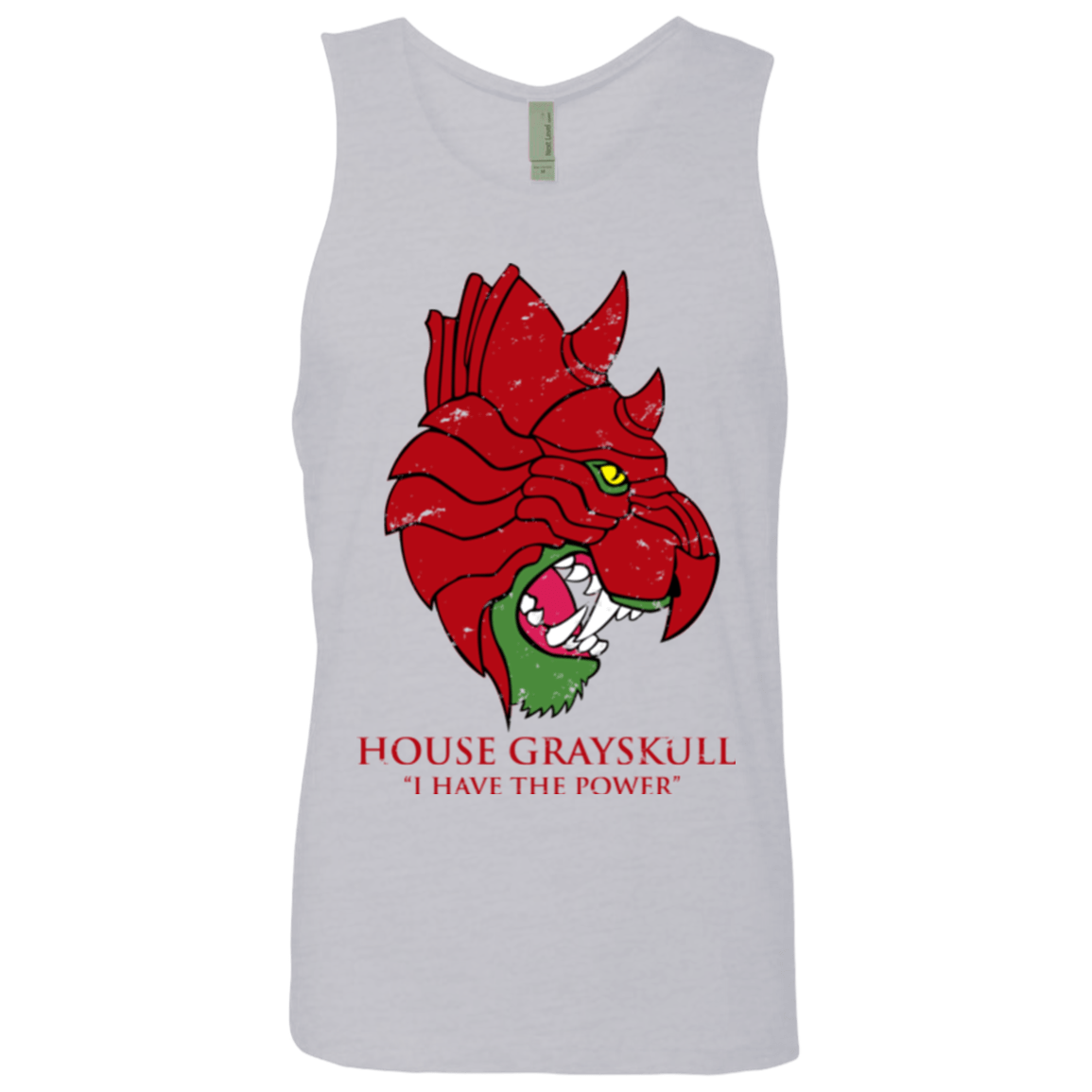 T-Shirts Heather Grey / Small House GraySkull Men's Premium Tank Top
