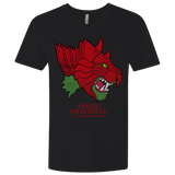 T-Shirts Black / X-Small House Grayskull Men's Premium V-Neck