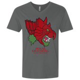 T-Shirts Heavy Metal / X-Small House Grayskull Men's Premium V-Neck
