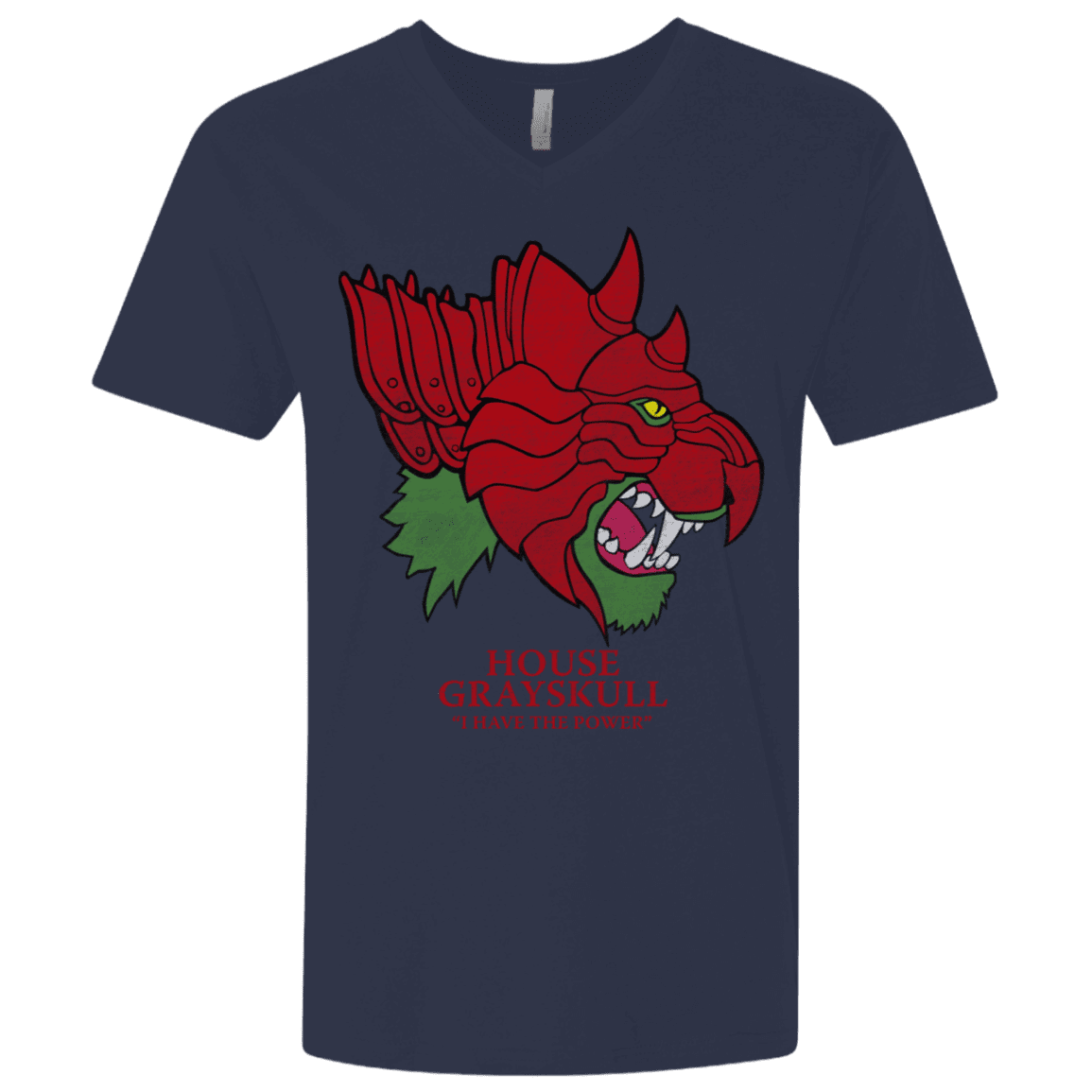 T-Shirts Midnight Navy / X-Small House Grayskull Men's Premium V-Neck