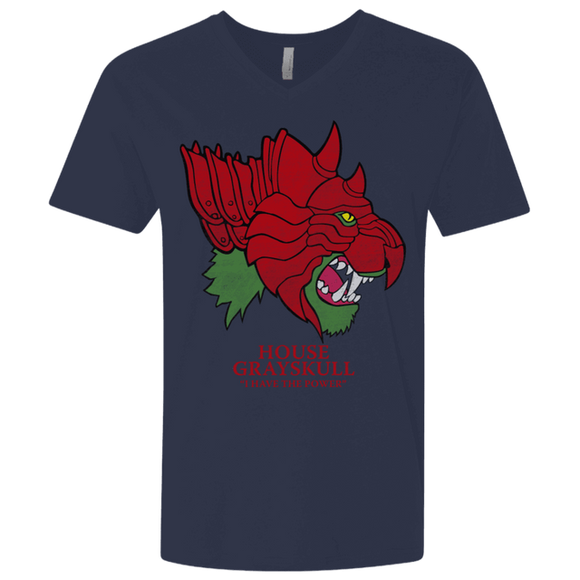 T-Shirts Midnight Navy / X-Small House Grayskull Men's Premium V-Neck