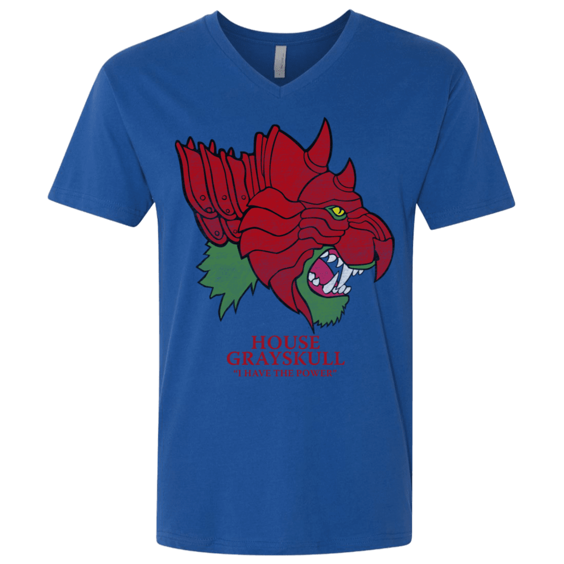 T-Shirts Royal / X-Small House Grayskull Men's Premium V-Neck