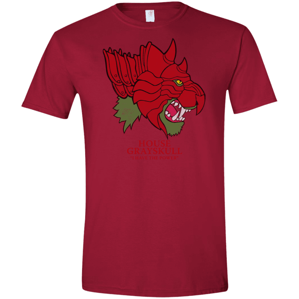 T-Shirts Cardinal Red / S House Grayskull Men's Semi-Fitted Softstyle