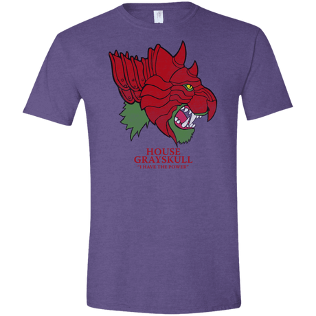 T-Shirts Heather Purple / S House Grayskull Men's Semi-Fitted Softstyle