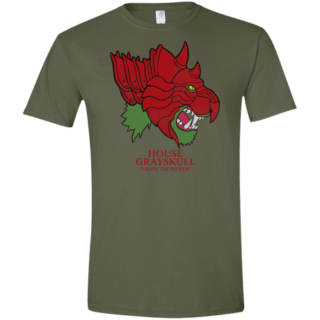 T-Shirts Military Green / S House Grayskull Men's Semi-Fitted Softstyle