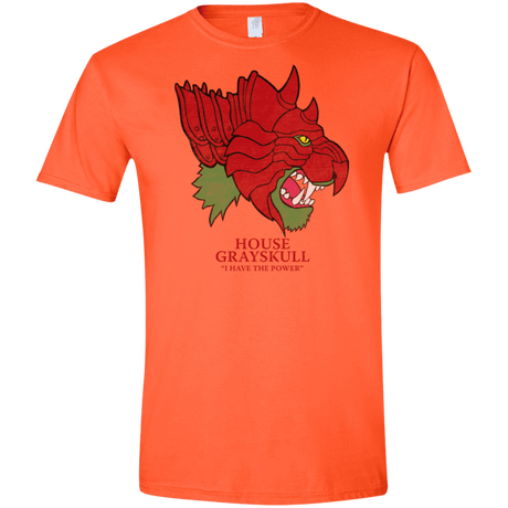 T-Shirts Orange / S House Grayskull Men's Semi-Fitted Softstyle