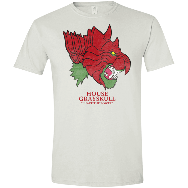 T-Shirts White / X-Small House Grayskull Men's Semi-Fitted Softstyle