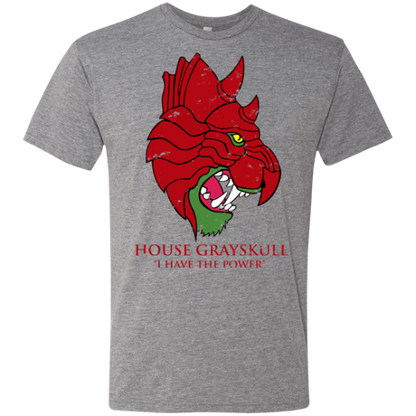 T-Shirts Premium Heather / Small House GraySkull Men's Triblend T-Shirt