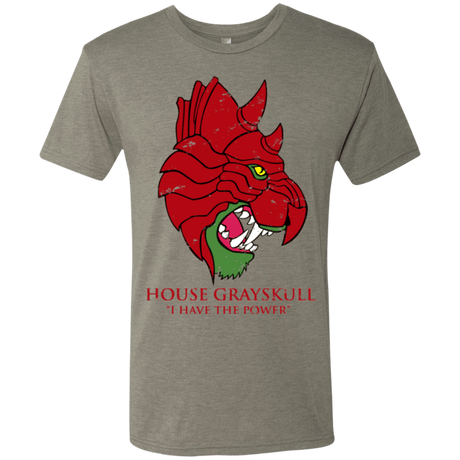 T-Shirts Venetian Grey / Small House GraySkull Men's Triblend T-Shirt