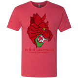 T-Shirts Vintage Red / Small House GraySkull Men's Triblend T-Shirt