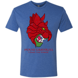 T-Shirts Vintage Royal / Small House GraySkull Men's Triblend T-Shirt