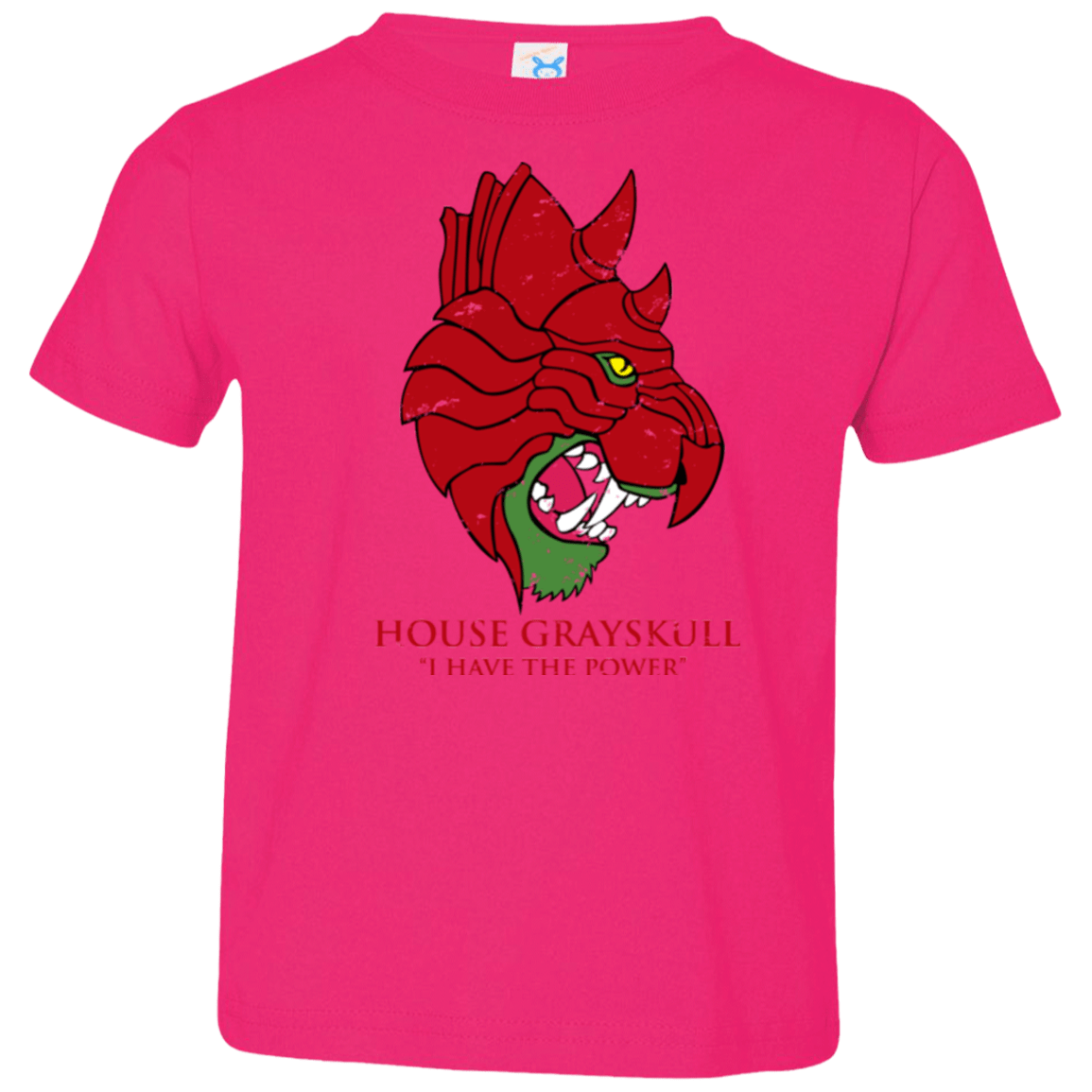 T-Shirts Hot Pink / 2T House GraySkull Toddler Premium T-Shirt