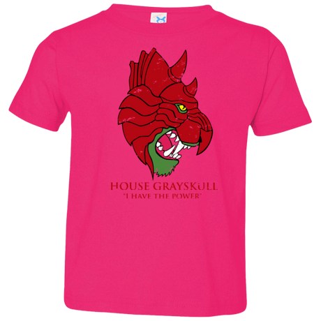 T-Shirts Hot Pink / 2T House GraySkull Toddler Premium T-Shirt