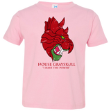 T-Shirts Pink / 2T House GraySkull Toddler Premium T-Shirt