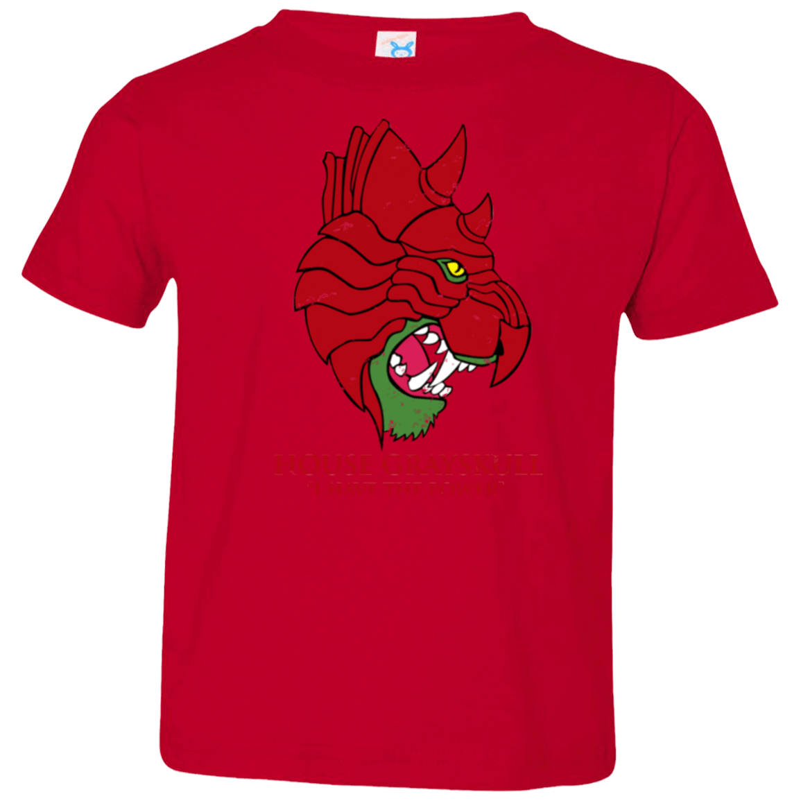 T-Shirts Red / 2T House GraySkull Toddler Premium T-Shirt