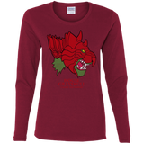 T-Shirts Cardinal / S House Grayskull Women's Long Sleeve T-Shirt