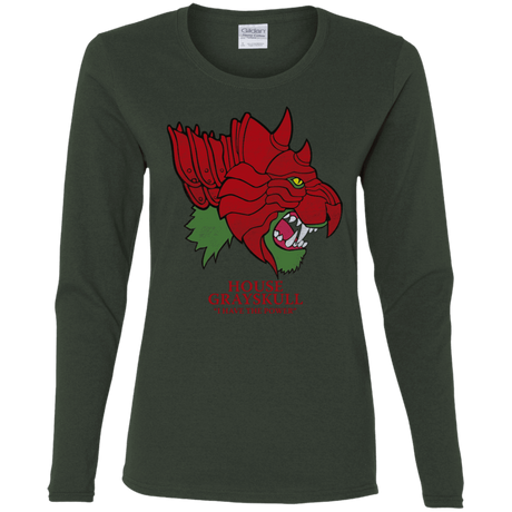 T-Shirts Forest / S House Grayskull Women's Long Sleeve T-Shirt