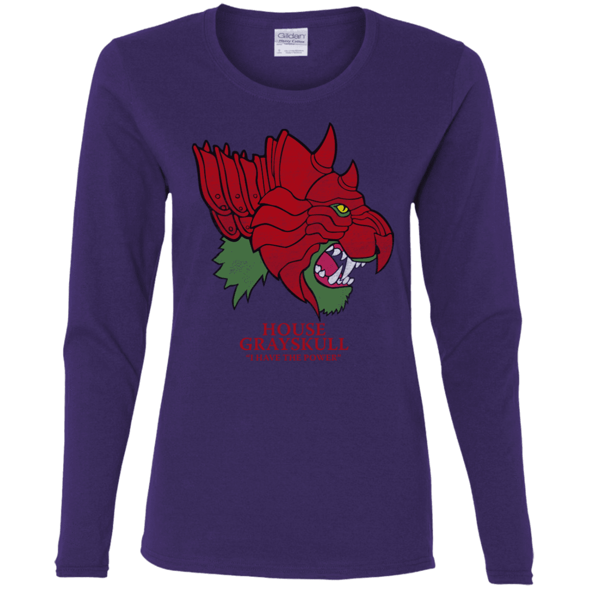 T-Shirts Purple / S House Grayskull Women's Long Sleeve T-Shirt