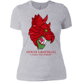 T-Shirts Heather Grey / X-Small House GraySkull Women's Premium T-Shirt