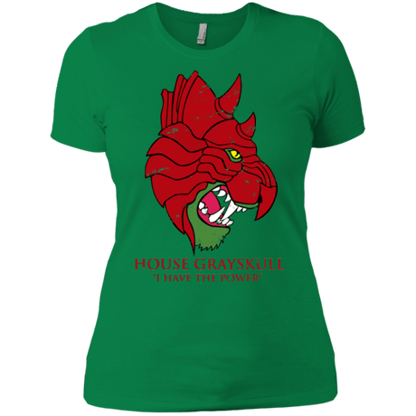 T-Shirts Kelly Green / X-Small House GraySkull Women's Premium T-Shirt