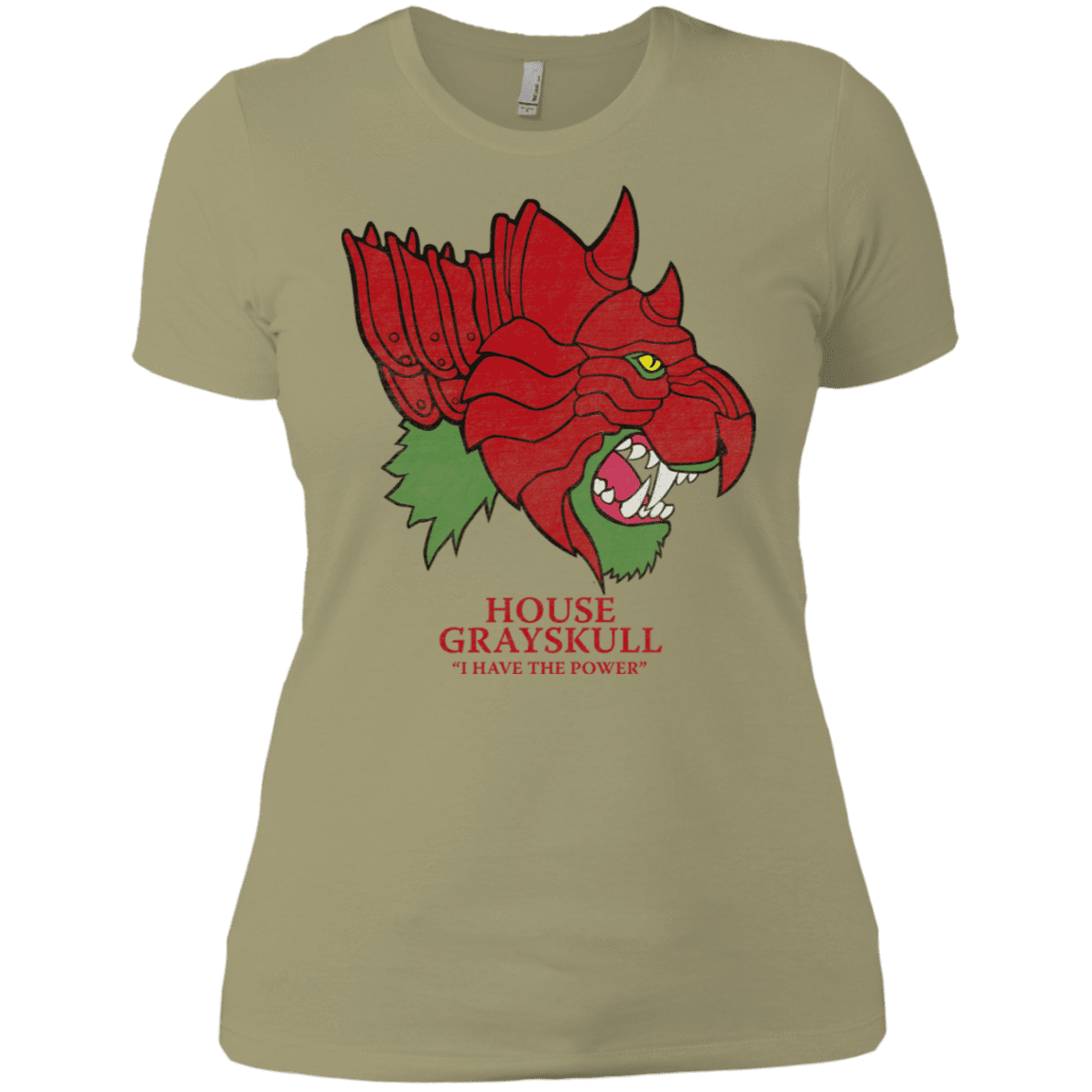 T-Shirts Light Olive / X-Small House Grayskull Women's Premium T-Shirt