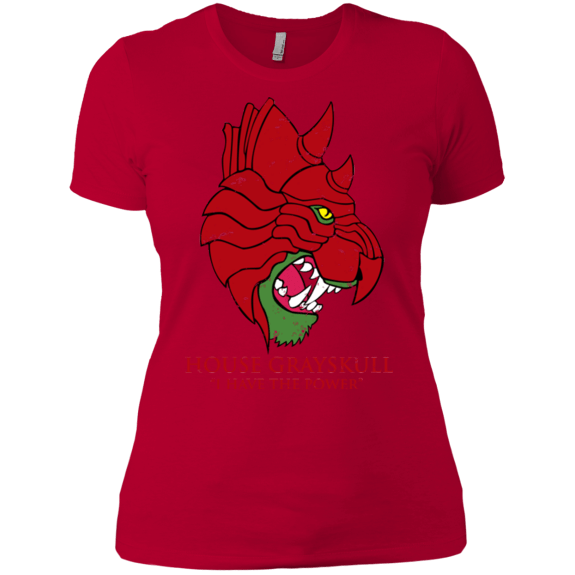 T-Shirts Red / X-Small House GraySkull Women's Premium T-Shirt