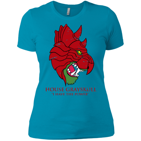 T-Shirts Turquoise / X-Small House GraySkull Women's Premium T-Shirt