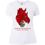 T-Shirts White / X-Small House GraySkull Women's Premium T-Shirt