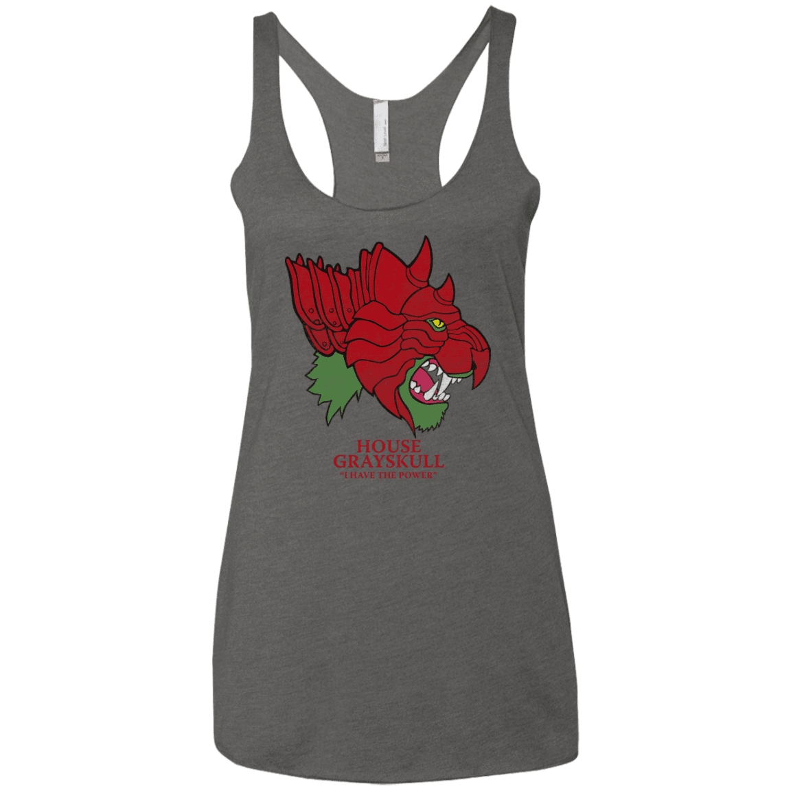T-Shirts Premium Heather / X-Small House Grayskull Women's Triblend Racerback Tank