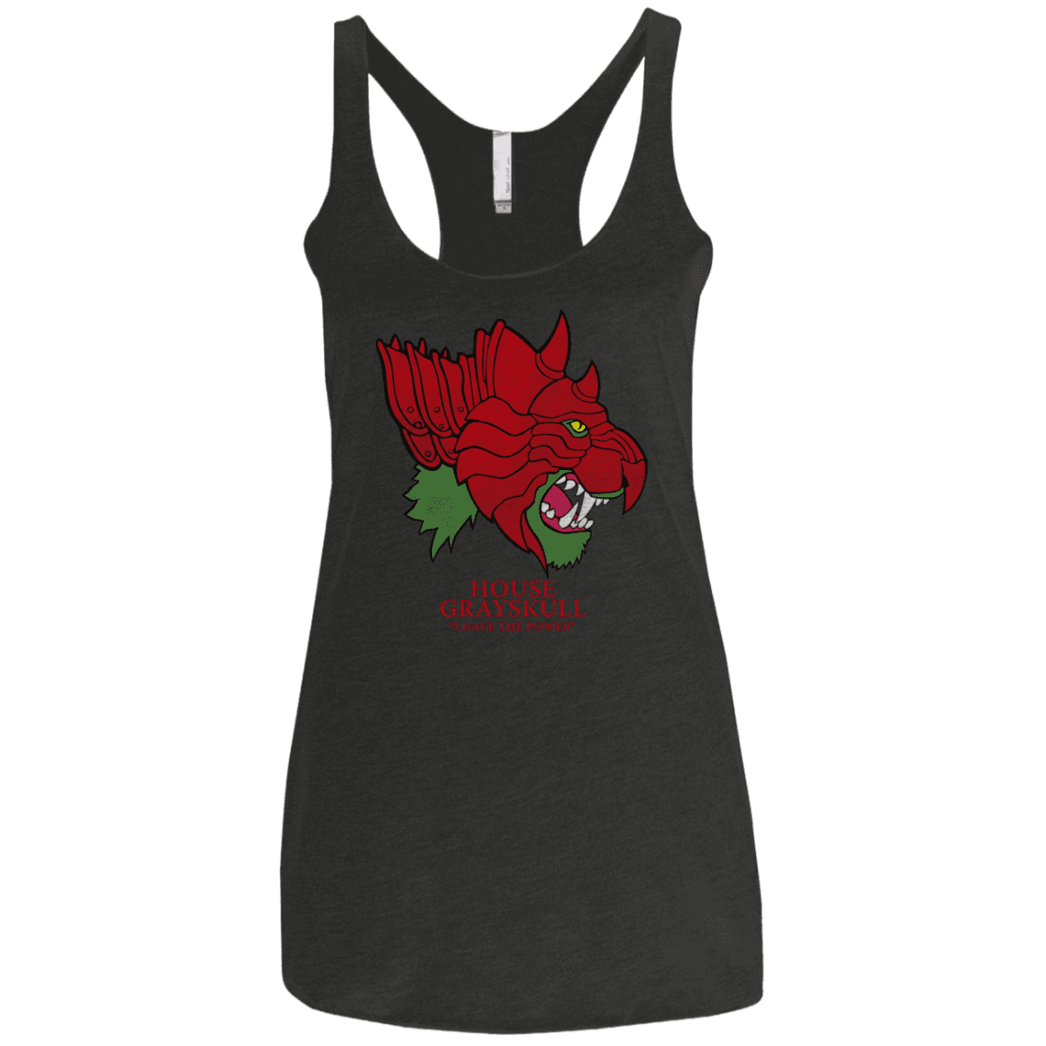 T-Shirts Vintage Black / X-Small House Grayskull Women's Triblend Racerback Tank