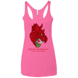 T-Shirts Vintage Pink / X-Small House GraySkull Women's Triblend Racerback Tank