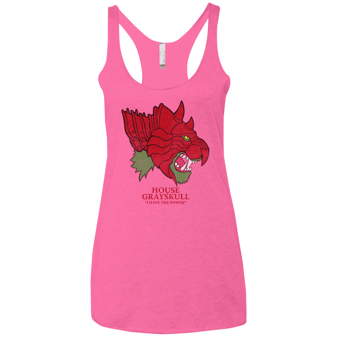 T-Shirts Vintage Pink / X-Small House Grayskull Women's Triblend Racerback Tank