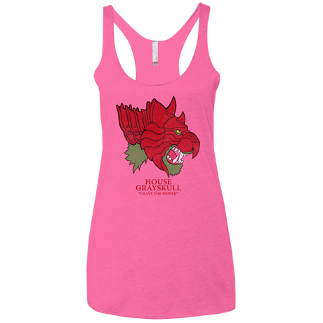 T-Shirts Vintage Pink / X-Small House Grayskull Women's Triblend Racerback Tank