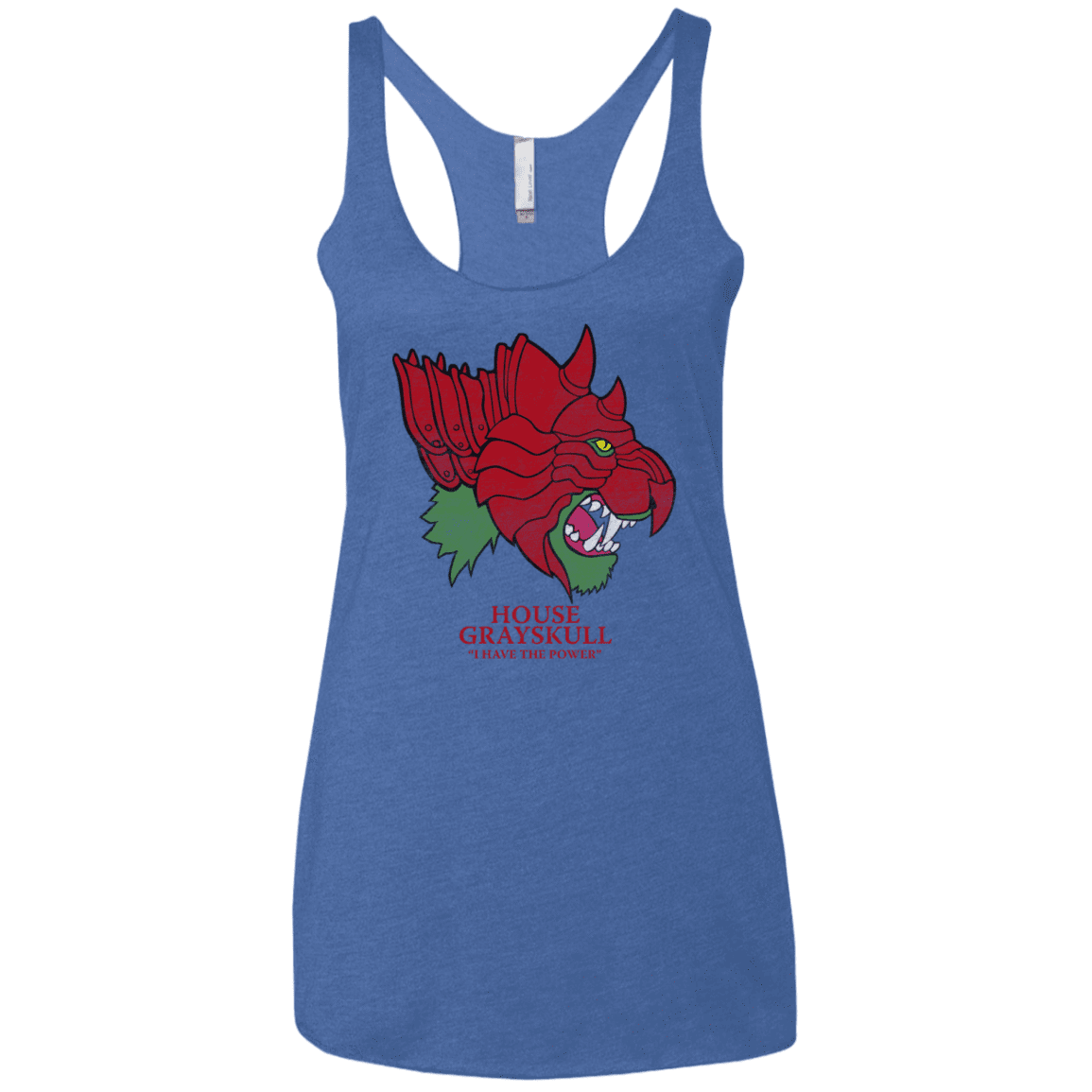 T-Shirts Vintage Royal / X-Small House Grayskull Women's Triblend Racerback Tank