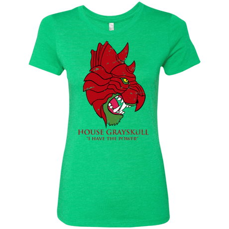 T-Shirts Envy / Small House GraySkull Women's Triblend T-Shirt
