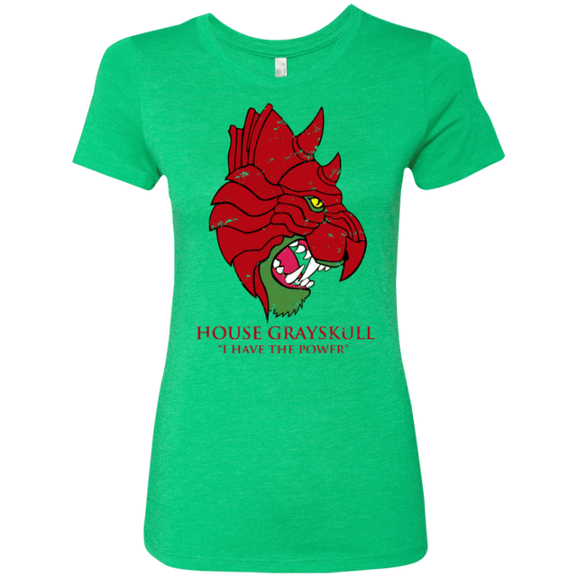 T-Shirts Envy / Small House GraySkull Women's Triblend T-Shirt