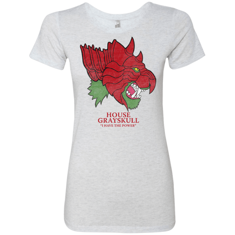 T-Shirts Heather White / S House Grayskull Women's Triblend T-Shirt