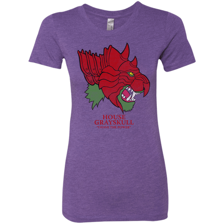 T-Shirts Purple Rush / S House Grayskull Women's Triblend T-Shirt