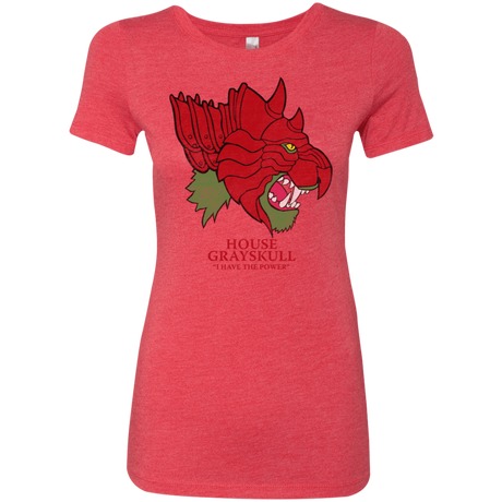 T-Shirts Vintage Red / S House Grayskull Women's Triblend T-Shirt