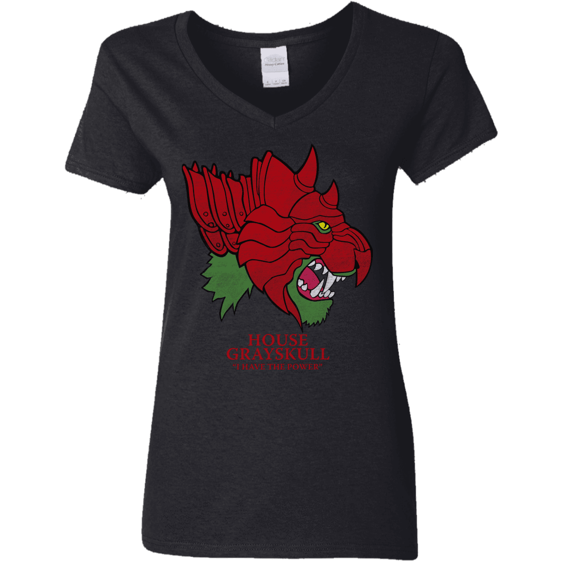 T-Shirts Black / S House Grayskull Women's V-Neck T-Shirt