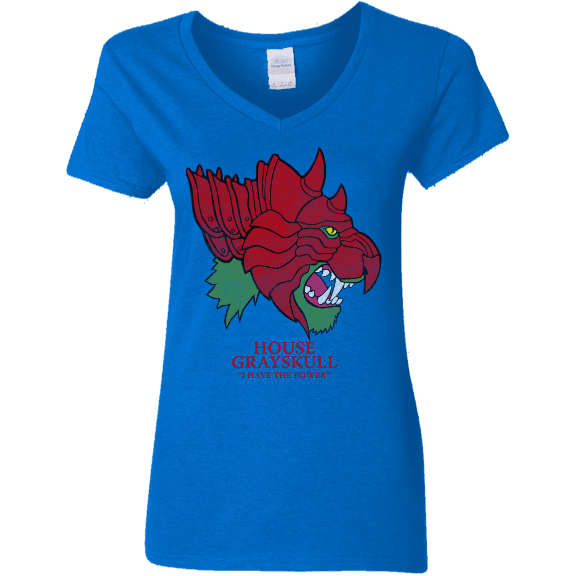 T-Shirts Royal / S House Grayskull Women's V-Neck T-Shirt