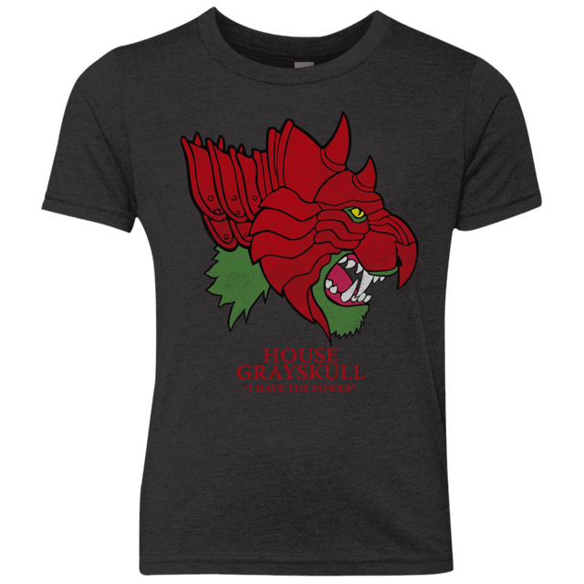 T-Shirts Vintage Black / YXS House Grayskull Youth Triblend T-Shirt