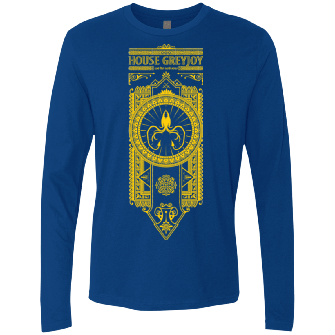 T-Shirts Royal / Small House Greyjoy Men's Premium Long Sleeve