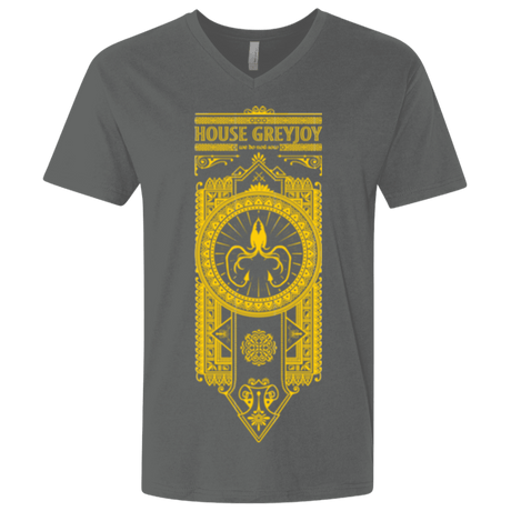 T-Shirts Heavy Metal / X-Small House Greyjoy Men's Premium V-Neck