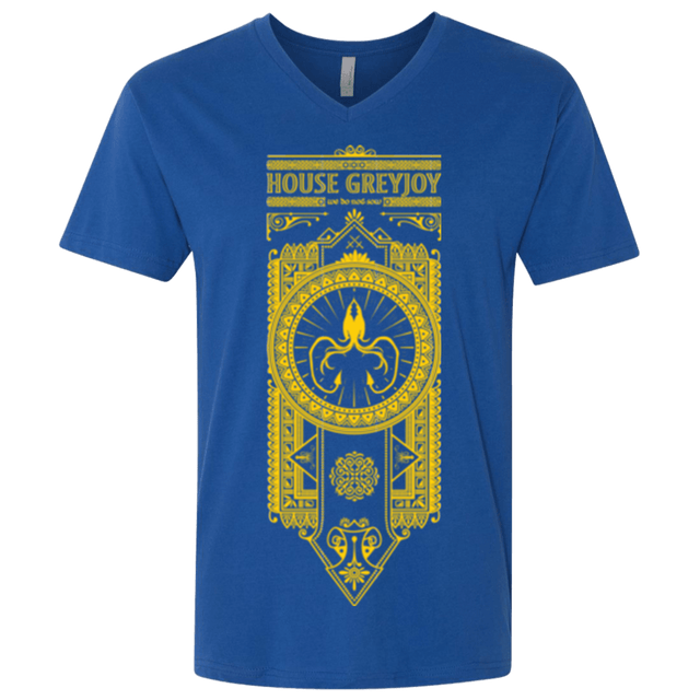 T-Shirts Royal / X-Small House Greyjoy Men's Premium V-Neck