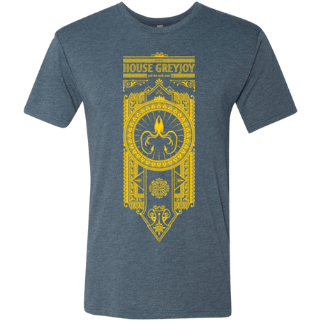 T-Shirts Indigo / Small House Greyjoy Men's Triblend T-Shirt